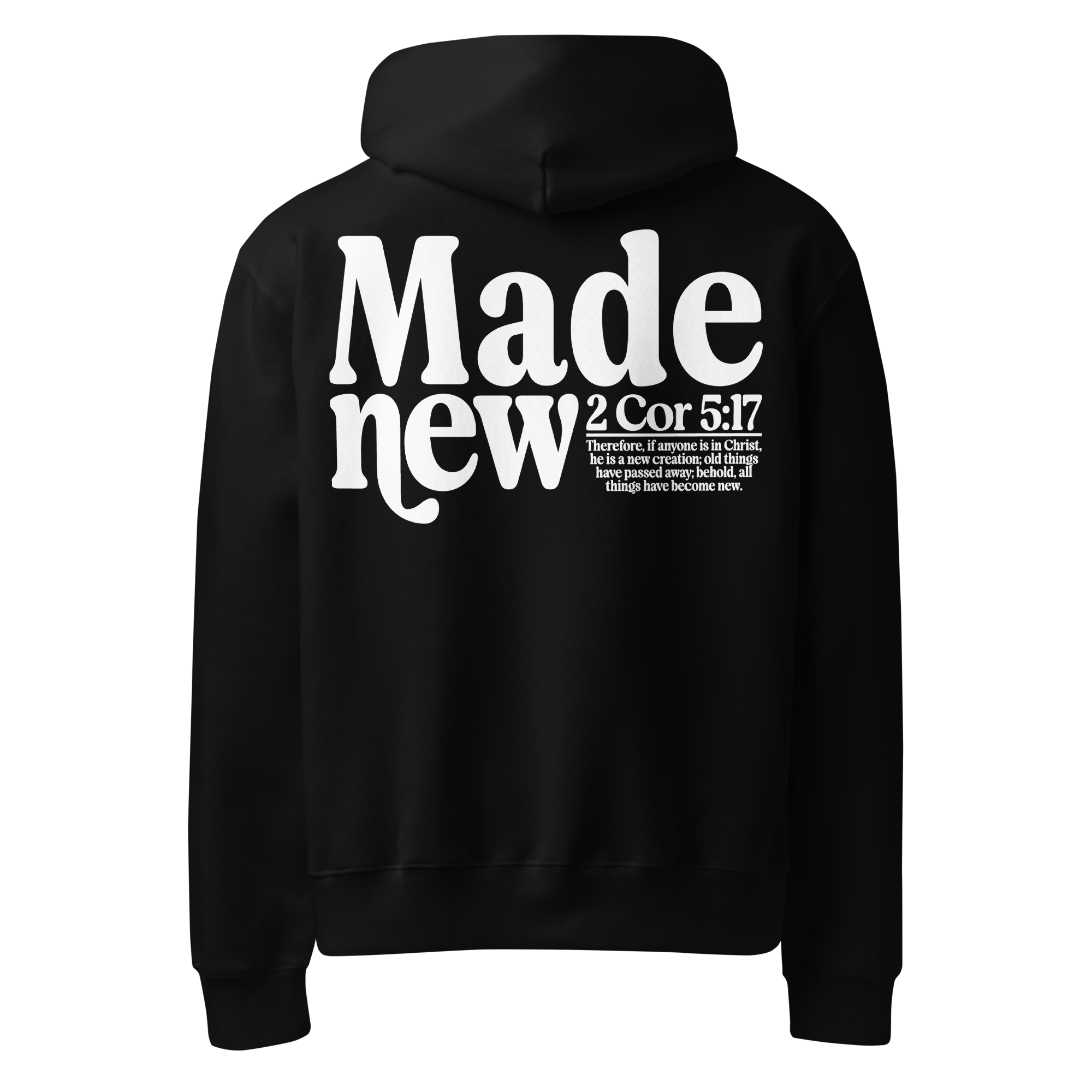 Made New Scripture Hoodie
