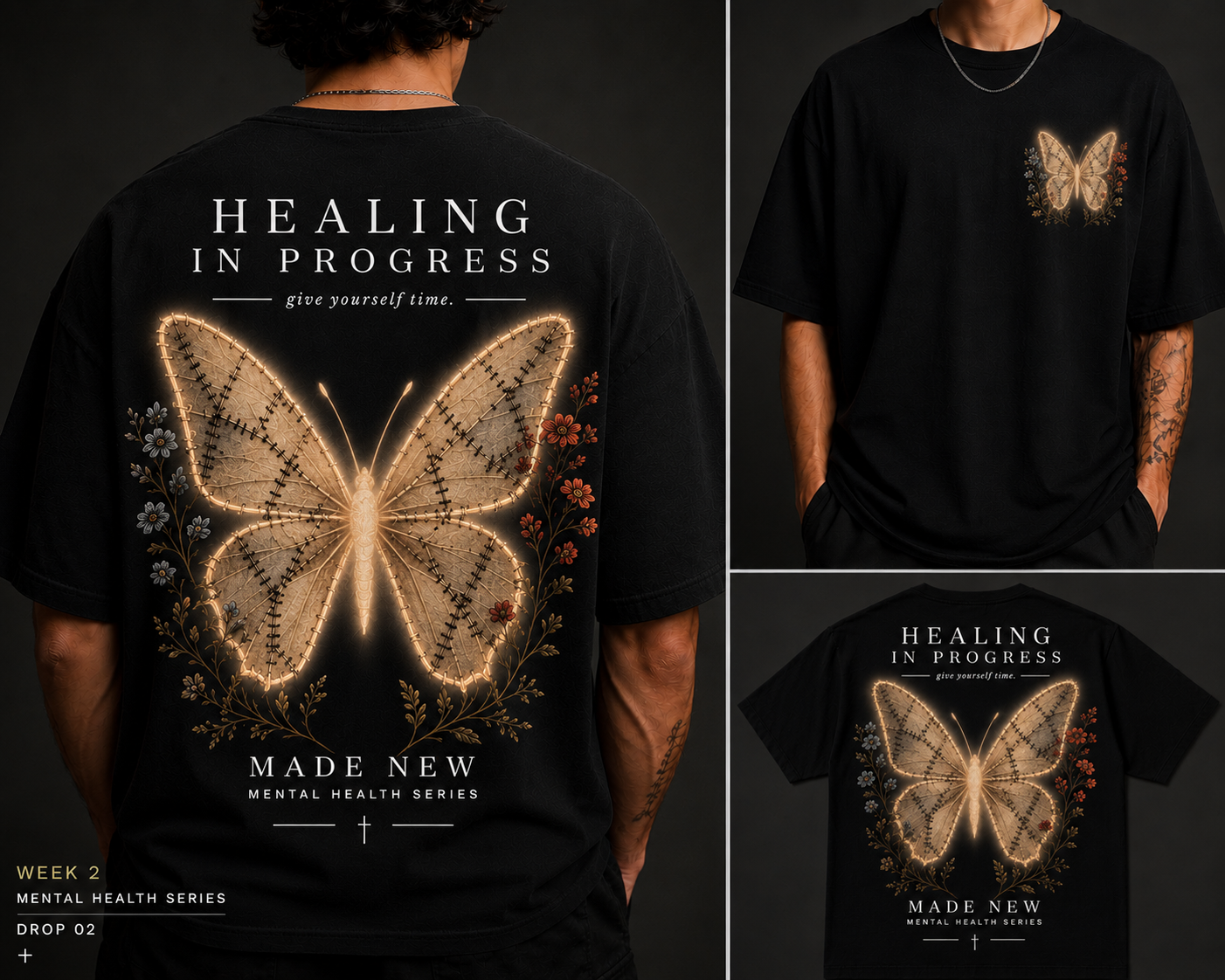 Week 2: Healing In Progress Tee - Mental Health Series